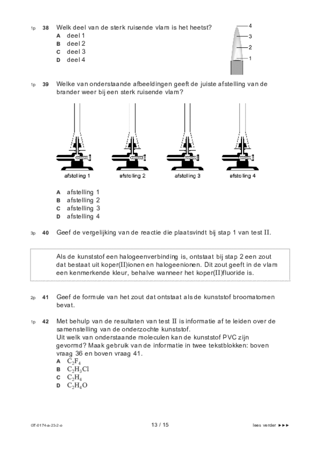 Opgaven examen VMBO GLTL natuur- en scheikunde 2 2023, tijdvak 2. Pagina 13