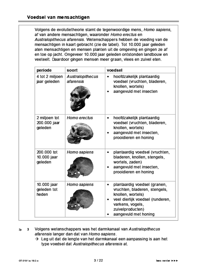 Opgaven examen VMBO GLTL biologie 2019, tijdvak 2. Pagina 3