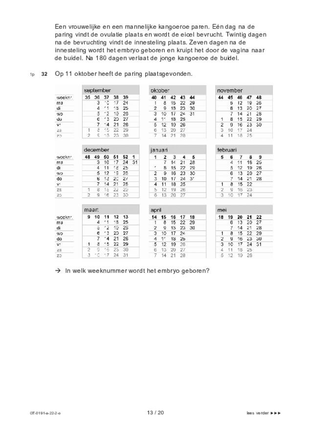 Opgaven examen VMBO GLTL biologie 2022, tijdvak 2. Pagina 13