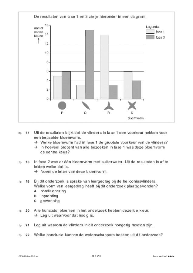 Opgaven examen VMBO GLTL biologie 2022, tijdvak 2. Pagina 9