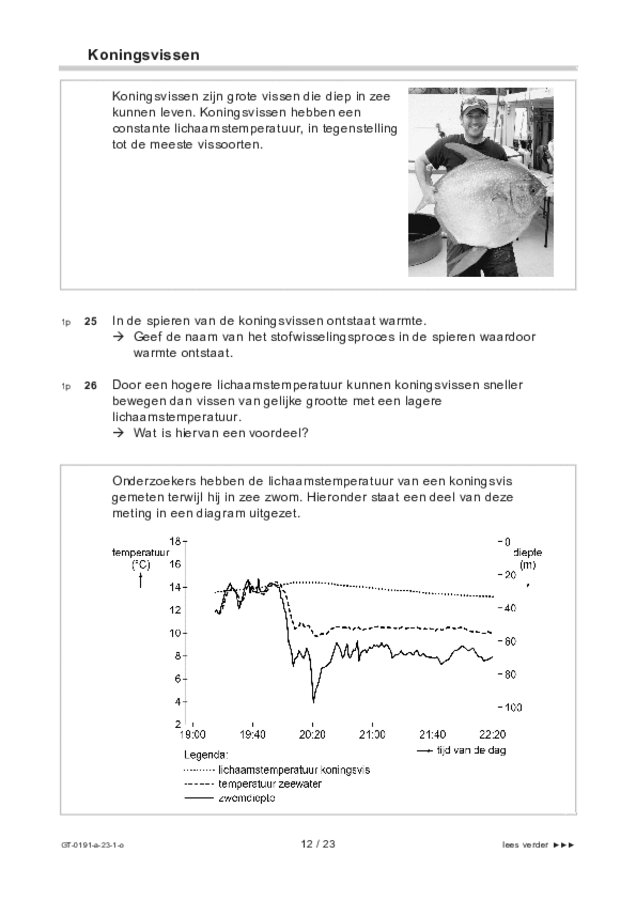 Opgaven examen VMBO GLTL biologie 2023, tijdvak 1. Pagina 12