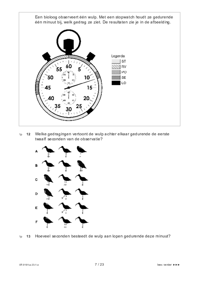 Opgaven examen VMBO GLTL biologie 2023, tijdvak 1. Pagina 7