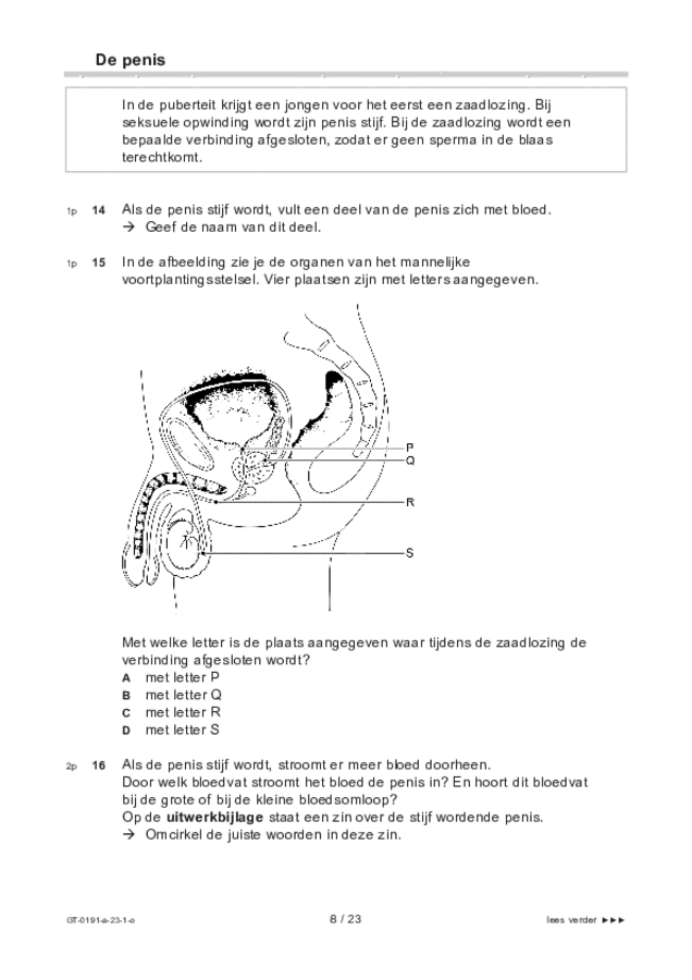 Opgaven examen VMBO GLTL biologie 2023, tijdvak 1. Pagina 8