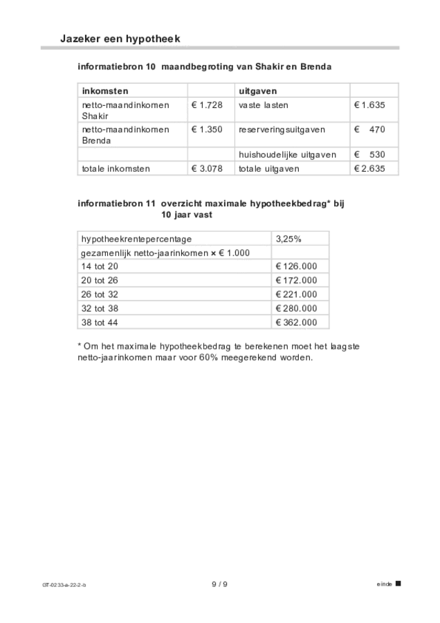 Bijlage examen VMBO GLTL economie 2022, tijdvak 2. Pagina 9