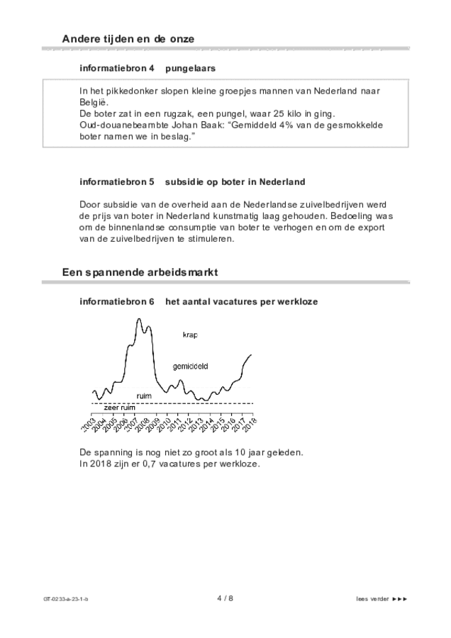 Bijlage examen VMBO GLTL economie 2023, tijdvak 1. Pagina 4