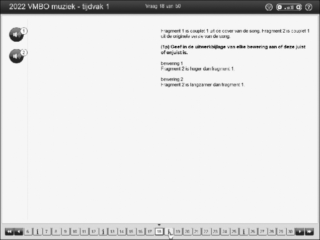 Opgaven examen VMBO GLTL muziek 2022, tijdvak 2. Pagina 23