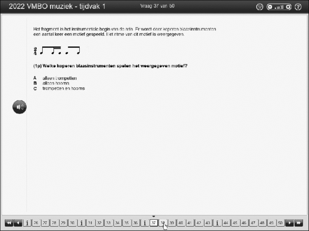 Opgaven examen VMBO GLTL muziek 2022, tijdvak 2. Pagina 46
