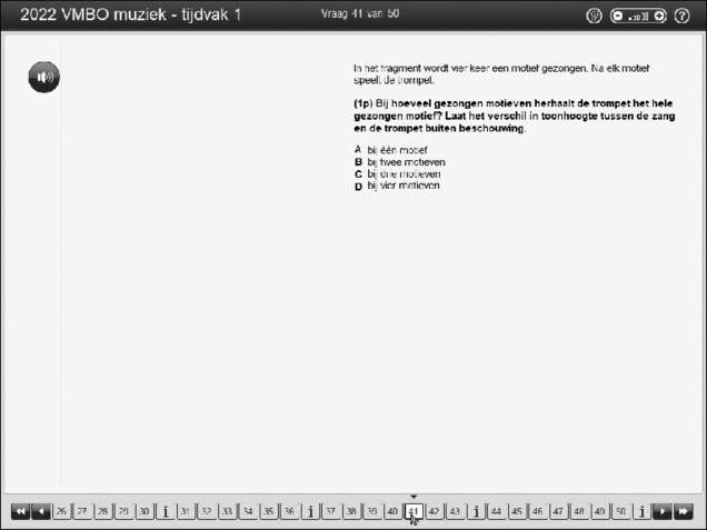 Opgaven examen VMBO GLTL muziek 2022, tijdvak 2. Pagina 50