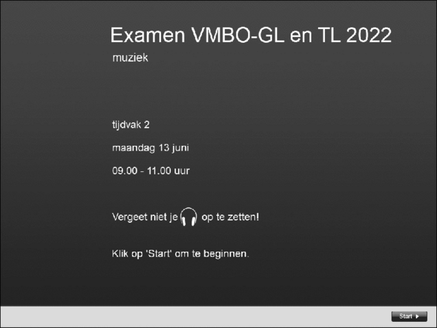 Opgaven examen VMBO GLTL muziek 2022, tijdvak 2. Pagina 1