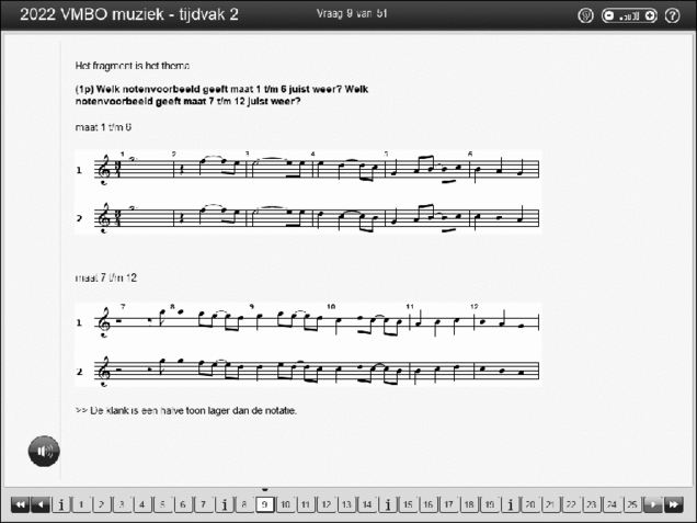 Opgaven examen VMBO GLTL muziek 2022, tijdvak 2. Pagina 14