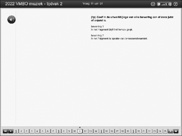 Opgaven examen VMBO GLTL muziek 2022, tijdvak 2. Pagina 16
