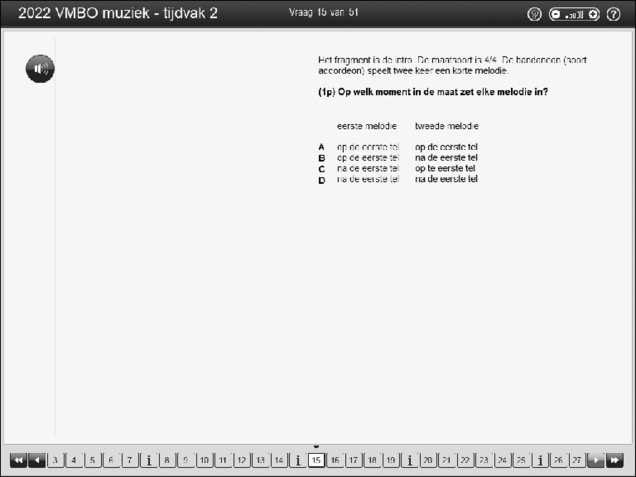 Opgaven examen VMBO GLTL muziek 2022, tijdvak 2. Pagina 21