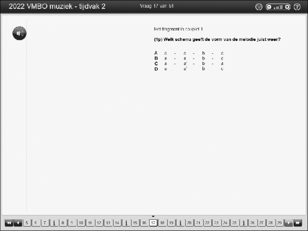 Opgaven examen VMBO GLTL muziek 2022, tijdvak 2. Pagina 23