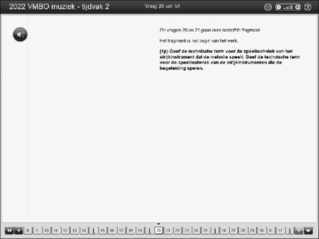Opgaven examen VMBO GLTL muziek 2022, tijdvak 2. Pagina 27