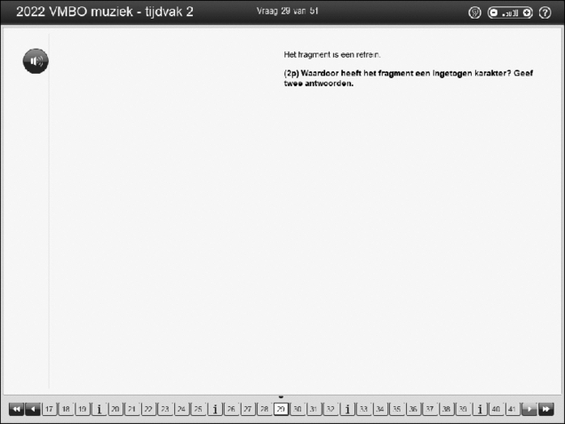 Opgaven examen VMBO GLTL muziek 2022, tijdvak 2. Pagina 37