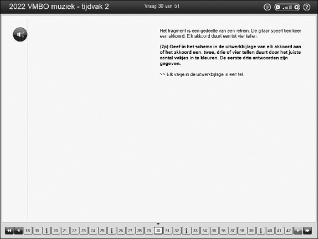Opgaven examen VMBO GLTL muziek 2022, tijdvak 2. Pagina 38