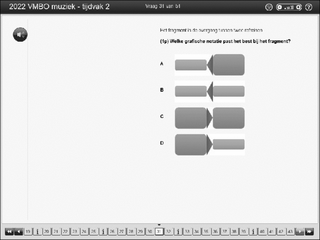 Opgaven examen VMBO GLTL muziek 2022, tijdvak 2. Pagina 39