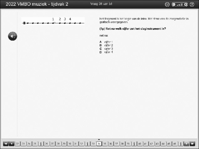 Opgaven examen VMBO GLTL muziek 2022, tijdvak 2. Pagina 43