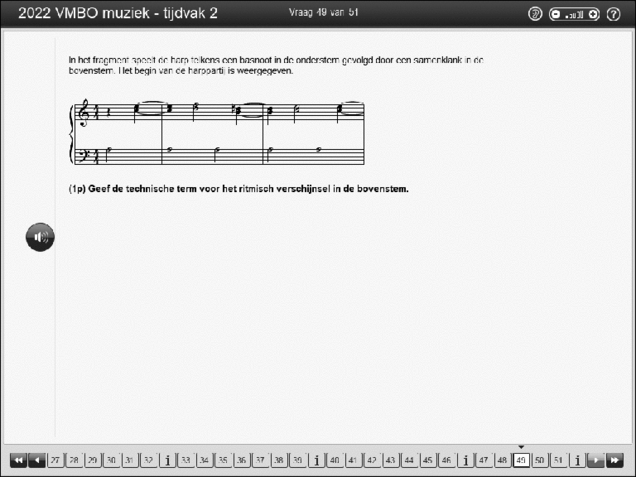 Opgaven examen VMBO GLTL muziek 2022, tijdvak 2. Pagina 60