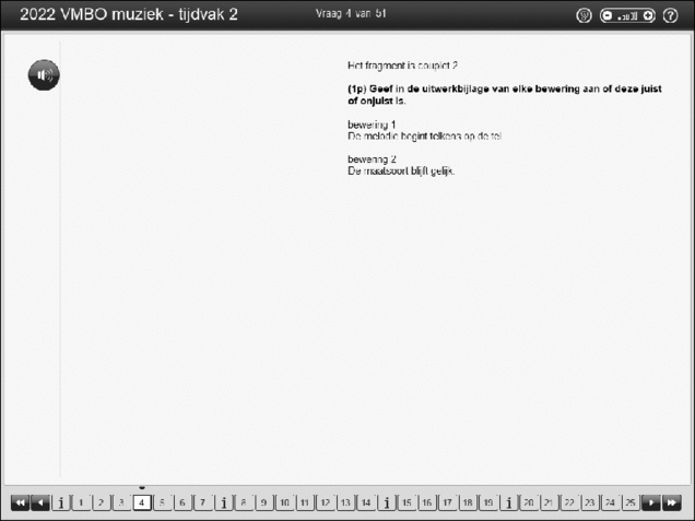 Opgaven examen VMBO GLTL muziek 2022, tijdvak 2. Pagina 8