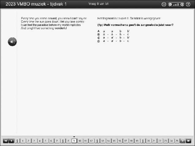 Opgaven examen VMBO GLTL muziek 2023, tijdvak 1. Pagina 13