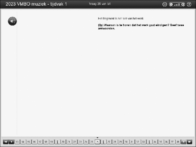 Opgaven examen VMBO GLTL muziek 2023, tijdvak 1. Pagina 32