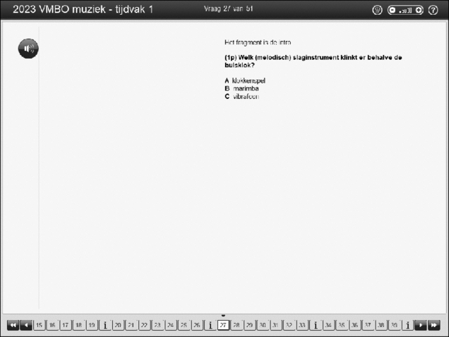 Opgaven examen VMBO GLTL muziek 2023, tijdvak 1. Pagina 34