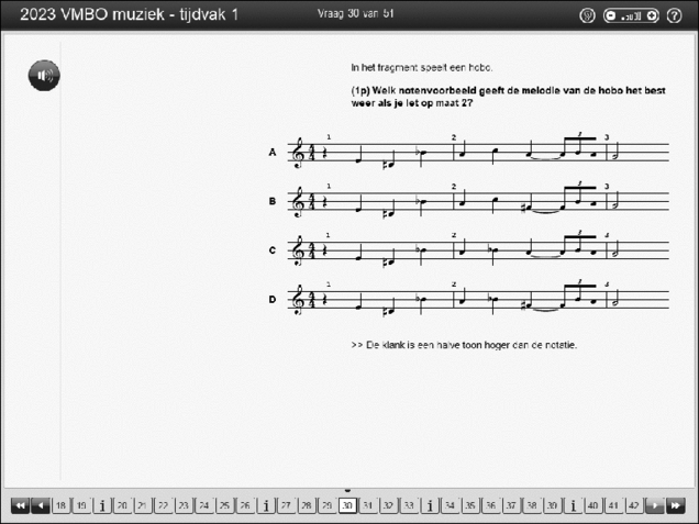 Opgaven examen VMBO GLTL muziek 2023, tijdvak 1. Pagina 37