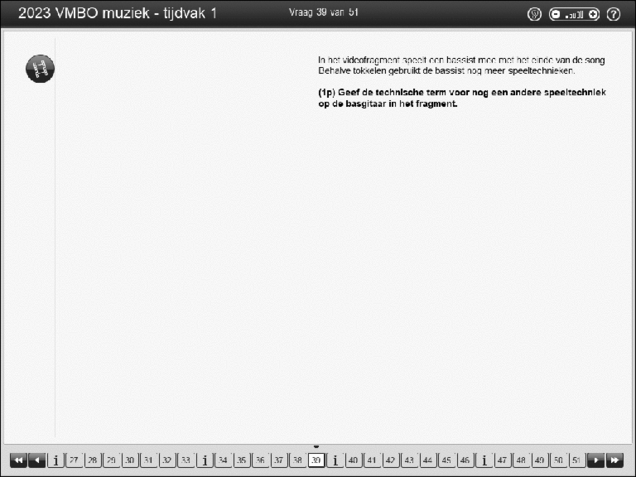 Opgaven examen VMBO GLTL muziek 2023, tijdvak 1. Pagina 47