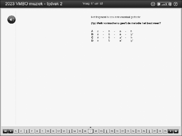 Opgaven examen VMBO GLTL muziek 2023, tijdvak 2. Pagina 22