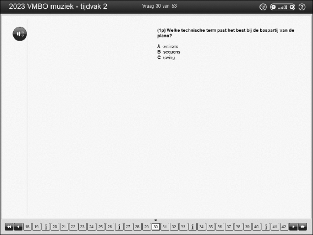Opgaven examen VMBO GLTL muziek 2023, tijdvak 2. Pagina 37