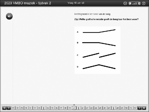 Opgaven examen VMBO GLTL muziek 2023, tijdvak 2. Pagina 48