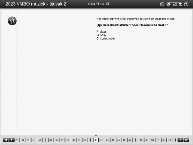 Opgaven examen VMBO GLTL muziek 2023, tijdvak 2. Pagina 50