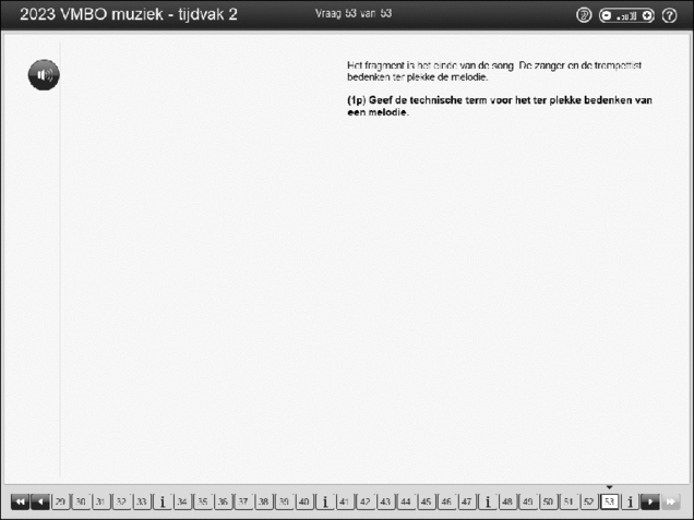 Opgaven examen VMBO GLTL muziek 2023, tijdvak 2. Pagina 63