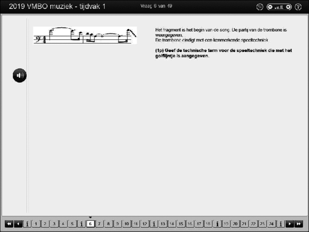 Opgaven examen VMBO GLTL muziek 2019, tijdvak 1. Pagina 11