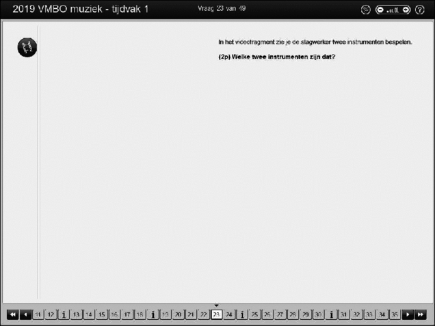 Opgaven examen VMBO GLTL muziek 2019, tijdvak 1. Pagina 30