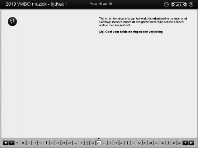 Opgaven examen VMBO GLTL muziek 2019, tijdvak 1. Pagina 34