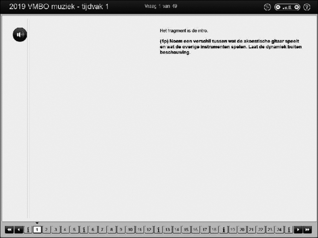 Opgaven examen VMBO GLTL muziek 2019, tijdvak 1. Pagina 5