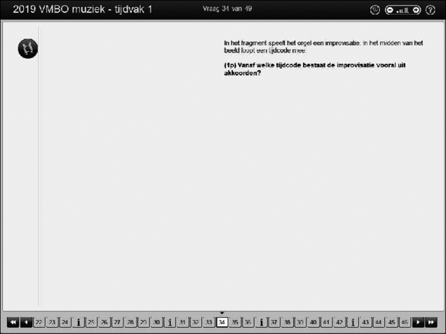 Opgaven examen VMBO GLTL muziek 2019, tijdvak 1. Pagina 43