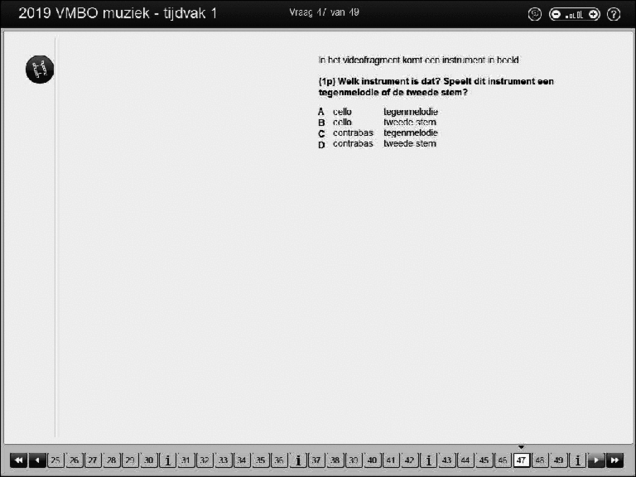 Opgaven examen VMBO GLTL muziek 2019, tijdvak 1. Pagina 58