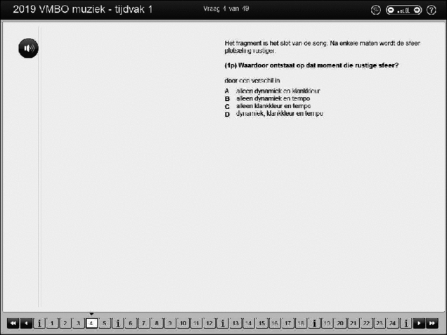 Opgaven examen VMBO GLTL muziek 2019, tijdvak 1. Pagina 8