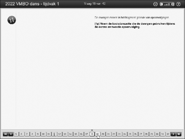 Opgaven examen VMBO GLTL dans 2022, tijdvak 1. Pagina 22