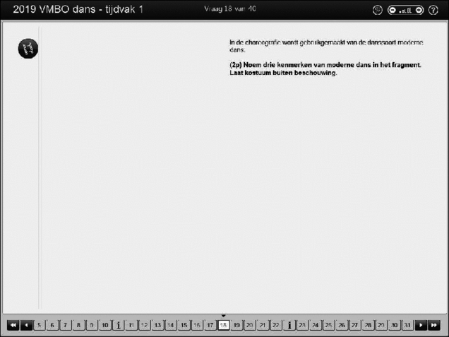Opgaven examen VMBO GLTL dans 2019, tijdvak 1. Pagina 23