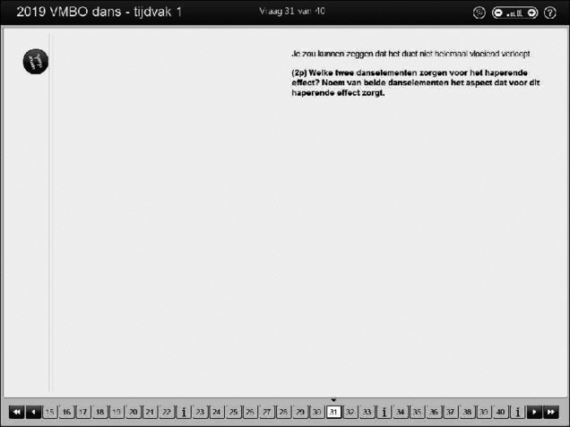 Opgaven examen VMBO GLTL dans 2019, tijdvak 1. Pagina 37