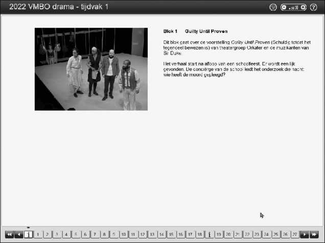 Opgaven examen VMBO GLTL drama 2022, tijdvak 1. Pagina 3