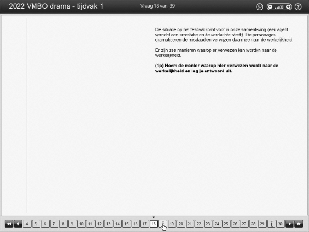 Opgaven examen VMBO GLTL drama 2022, tijdvak 1. Pagina 21