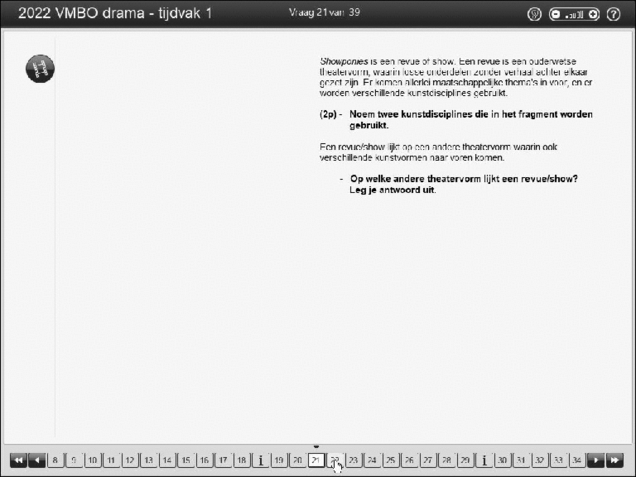Opgaven examen VMBO GLTL drama 2022, tijdvak 1. Pagina 25