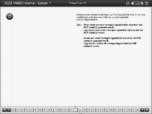 Opgaven examen VMBO GLTL drama 2022, tijdvak 1. Pagina 27
