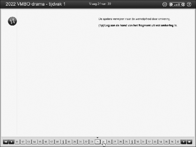 Opgaven examen VMBO GLTL drama 2022, tijdvak 1. Pagina 28
