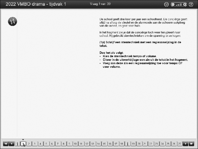 Opgaven examen VMBO GLTL drama 2022, tijdvak 1. Pagina 4